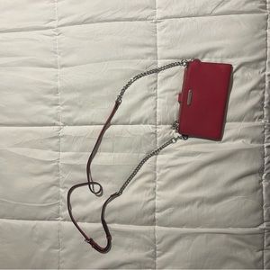 Rebecca Minkoff red crossbody bag. Like new. No tags